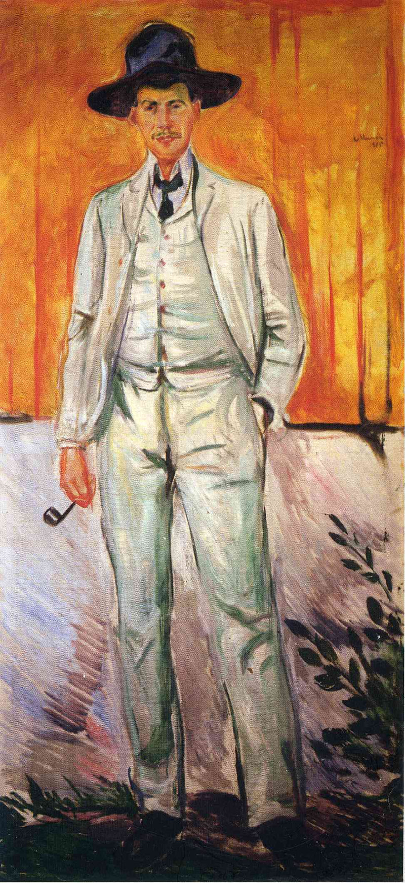 Ludvig Karsten by Edvard Munch, Oil Painting Reproduction