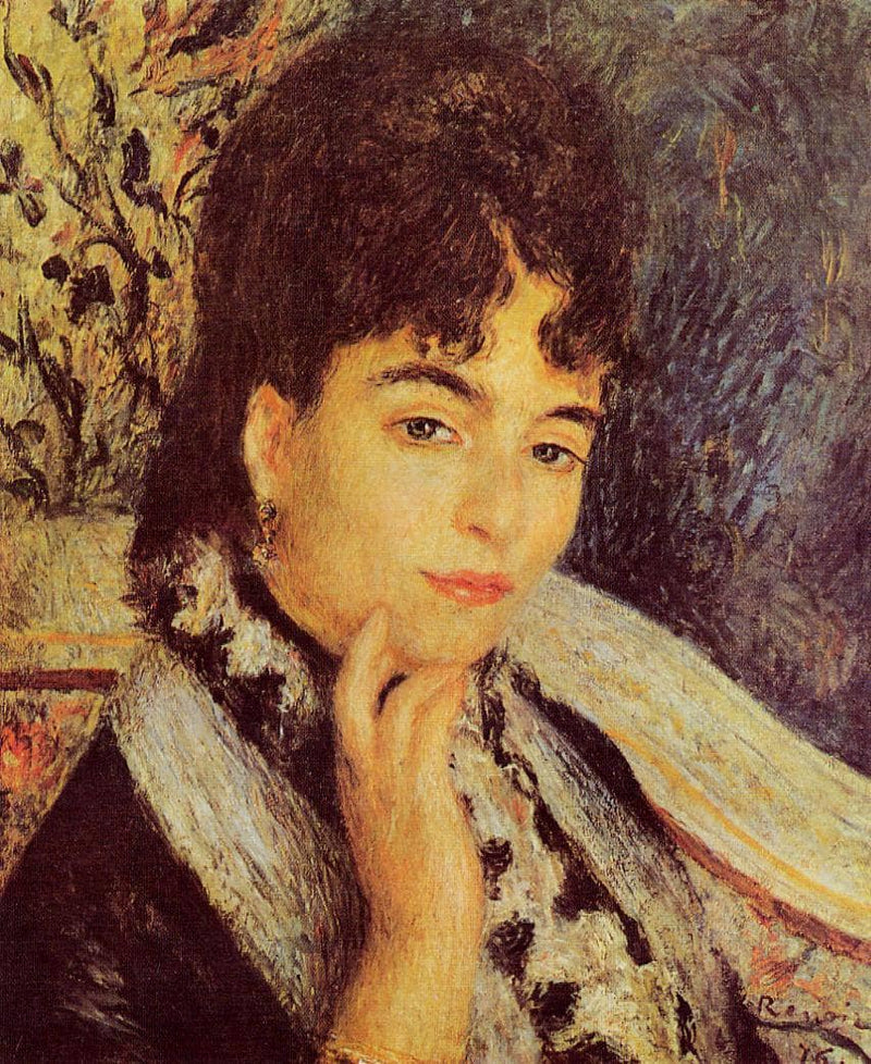 Madame Alphonse Daudet by Pierre-Auguste Renoir — Oil Painting Reproduction