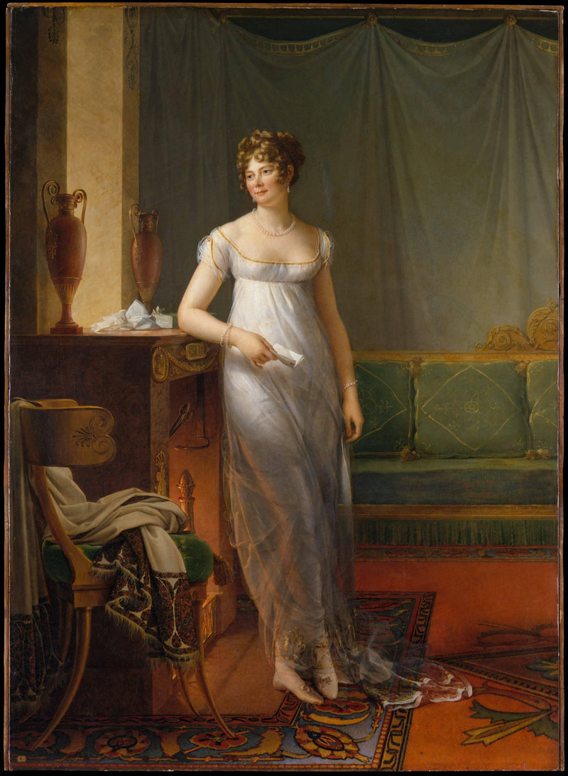 Madame Charles Maurice De Talleyrand Périgord (1761â1835) by François Gérard — Oil Painting Reproduction