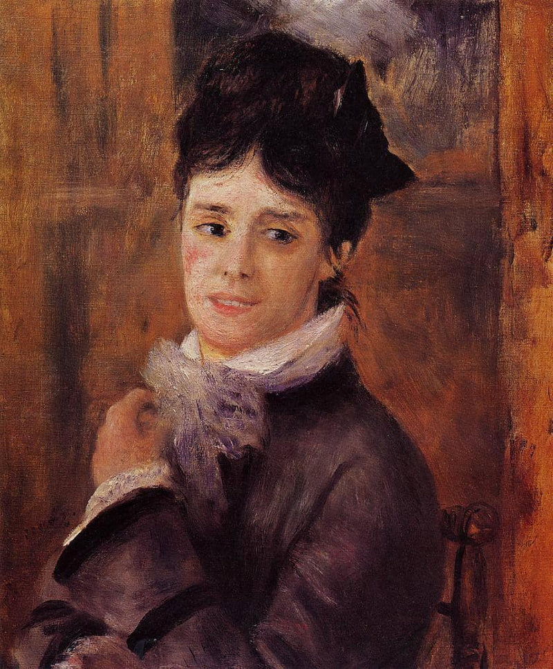 Madame Claude Monet by Pierre-Auguste Renoir — Oil Painting Reproduction