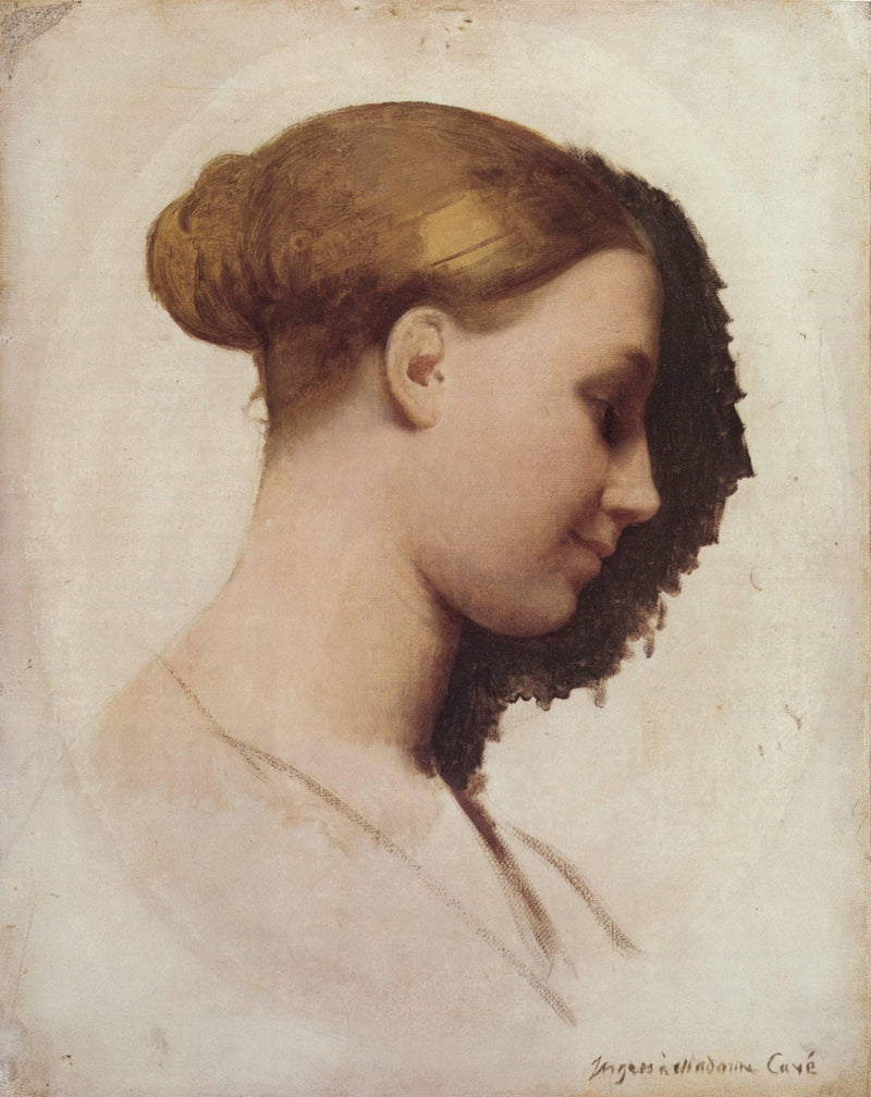 Madame Clément Boulanger, née Marie-Élizabeth Blavot, later Madame Edmond Cavé by Jean Auguste Dominique Ingres — Oil Painting Reproduction