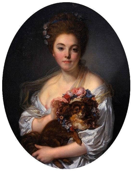Madame de Porcin by Jean-Baptiste Greuze — Oil Painting Reproduction