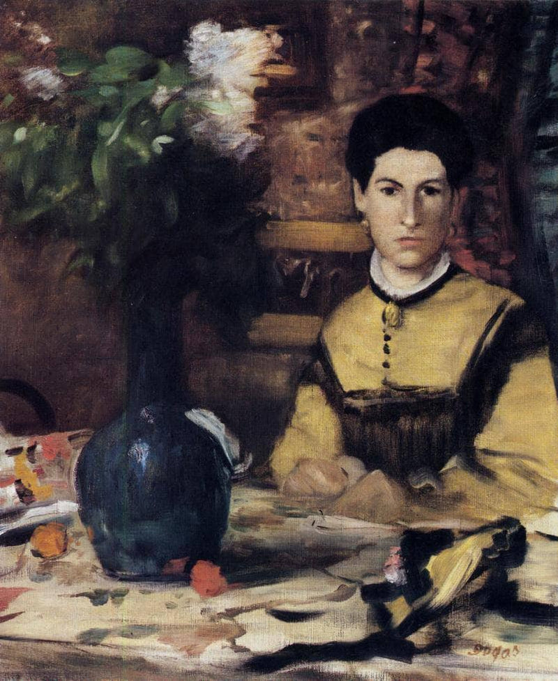 Madame de Rutte by Edgar Degas — Oil Painting Reproduction