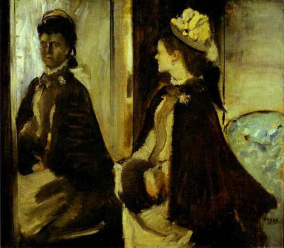 Madame Jeantaud in the mirror in modern living room