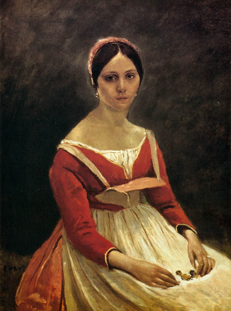 Madame Legois by Camille Corot — Oil Painting Reproduction