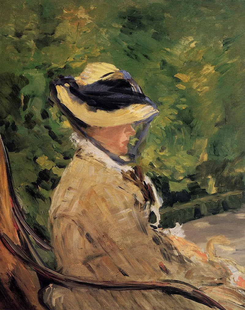 Madame Manet at Bellevue by Edouard Manet — Oil Painting Reproduction