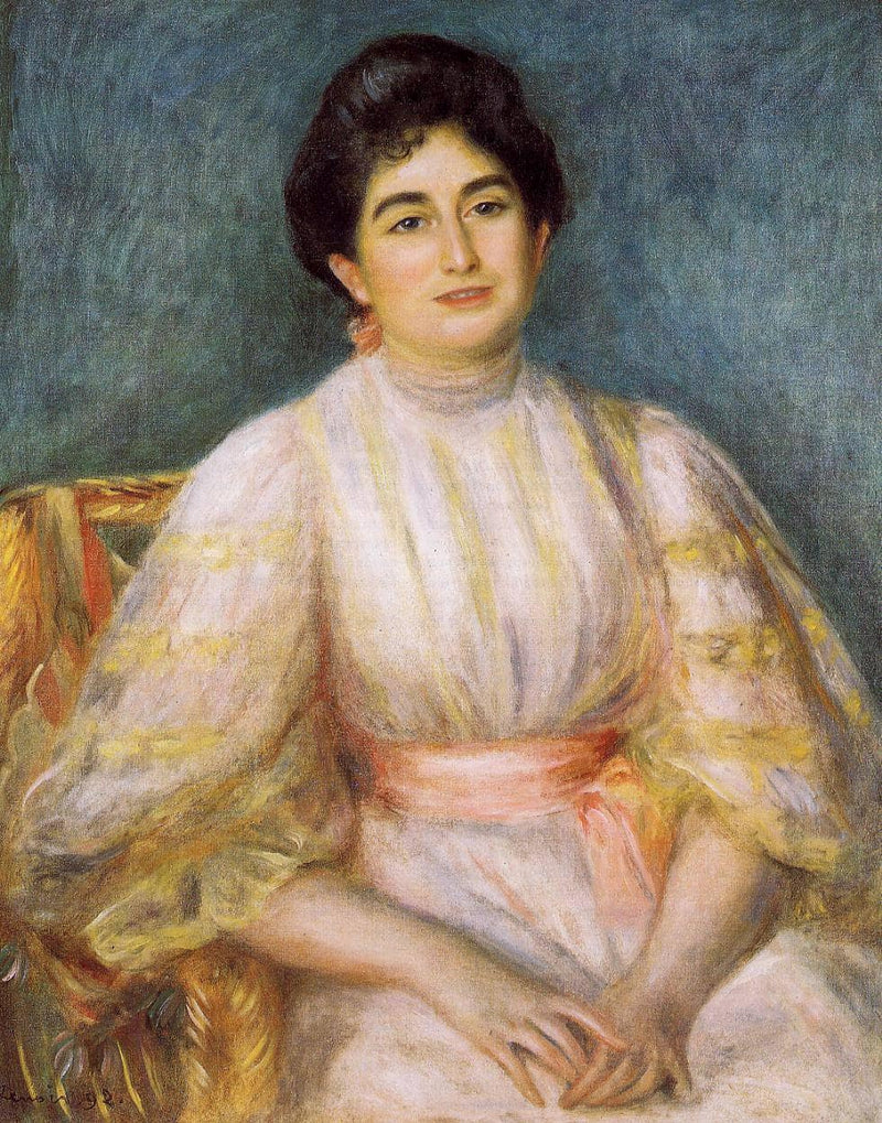 Madame Paul Gallimard nee. Lucie Duche by Pierre-Auguste Renoir — Oil Painting Reproduction