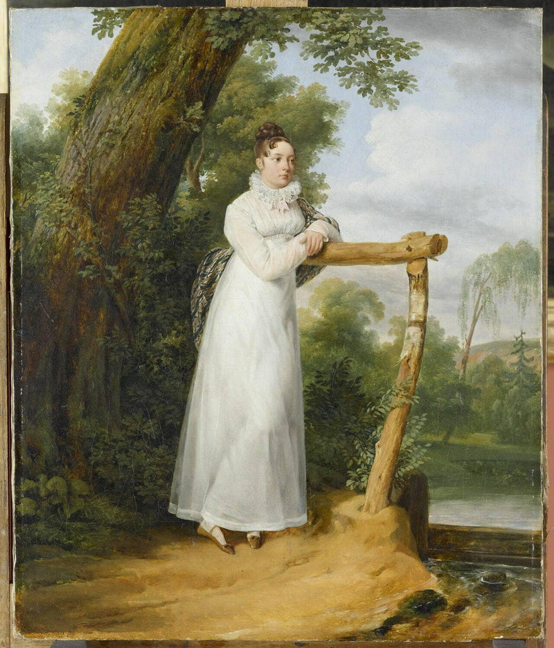 Madame Philippe Lenoir, born Marie-Aspasie Jousseran (1792-1874) by Horace Vernet — Oil Painting Reproduction