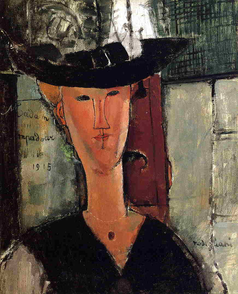 Madame Pompadour by Amedeo Modigliani — Oil Painting Reproduction