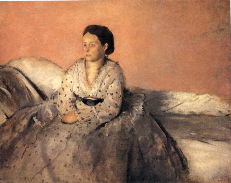 Madame Rene De Gas by Edgar Degas — Oil Painting Reproduction