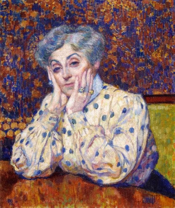 Madame Theo van Rysselberghe by Theo van Rysselberghe — Oil Painting Reproduction
