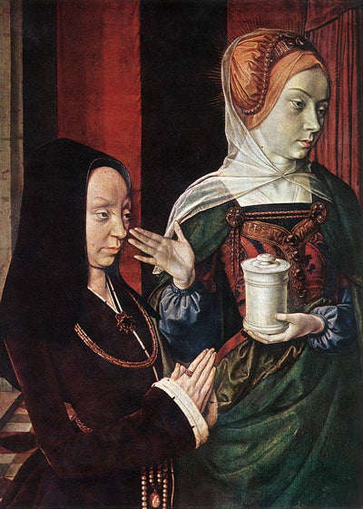 Madeleine of Bourgogne presented by St. Mary Magdalene in master bedroom