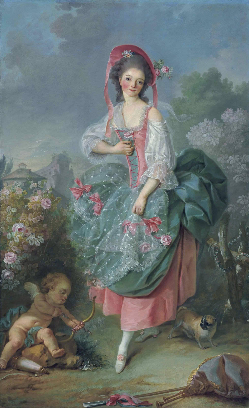 Mademoiselle Guimard by Jacques-Louis David — Oil Painting Reproduction