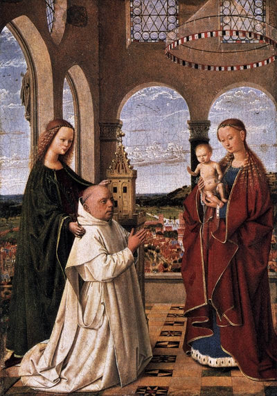 Madonna and Child in study