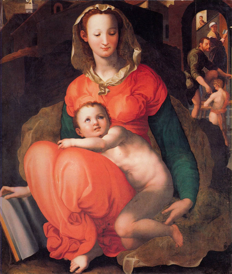 Madonna and Child by Jacopo Pontormo — Oil Painting Reproduction