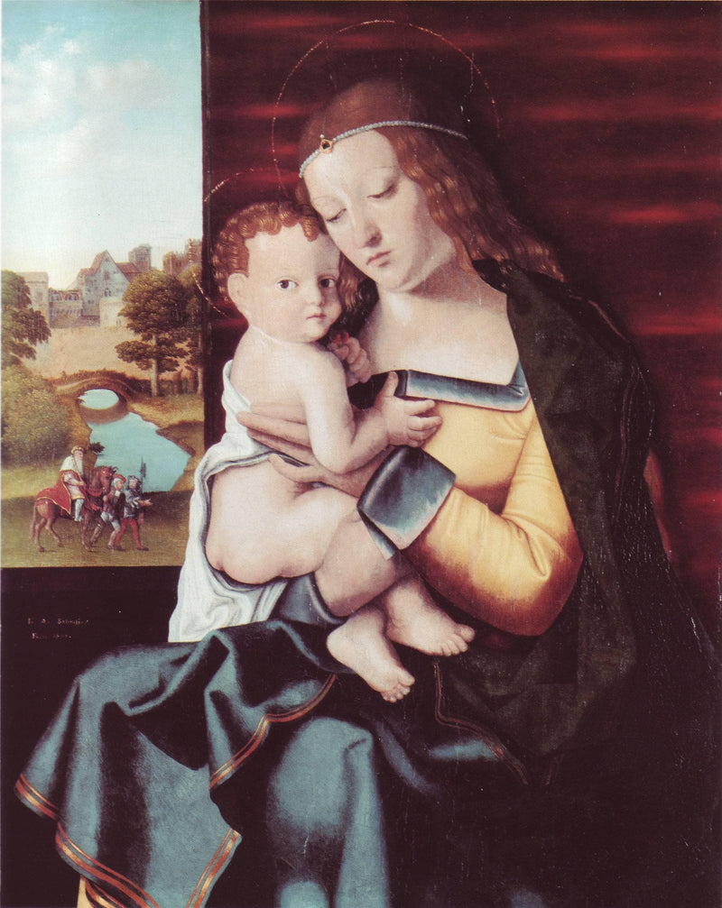 Madonna Con Il Bambino 1 by Bartolomeo Veneto — Oil Painting Reproduction