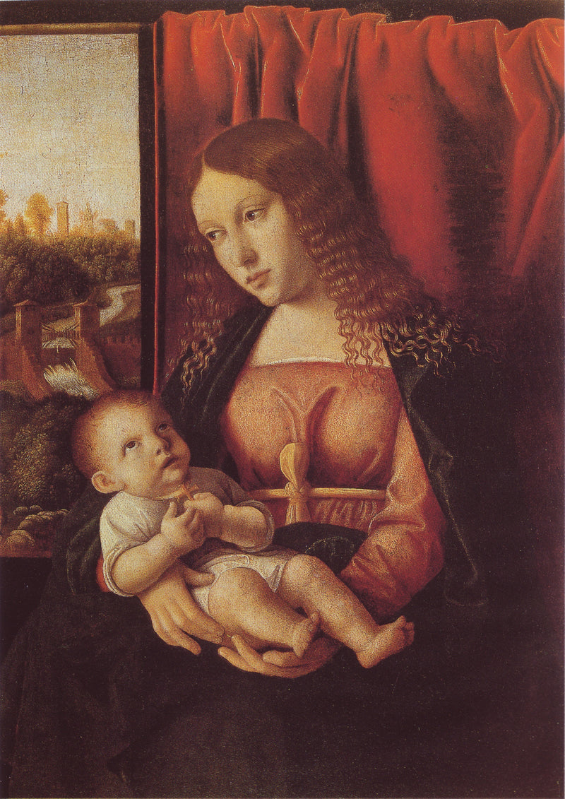 Madonna Con Il Bambino by Bartolomeo Veneto — Oil Painting Reproduction
