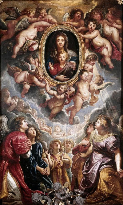 Madonna della Vallicella in hallway