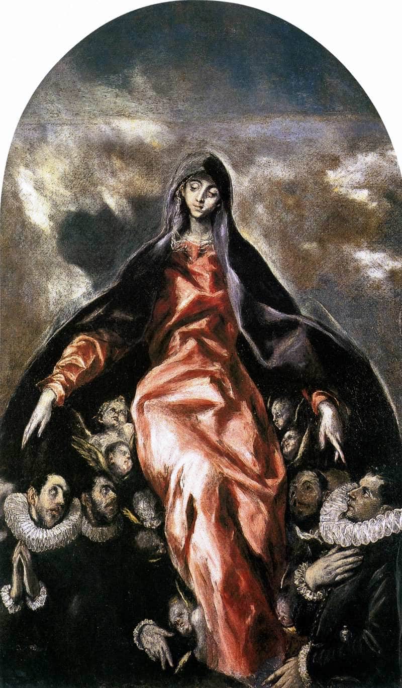 Madonna of Charity by El Greco — Oil Painting Reproduction