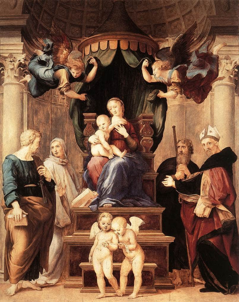 Madonna of the Baldacchino by Raphael — Oil Painting Reproduction