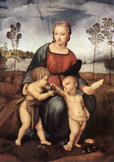 Madonna of the Goldfinch in apartment