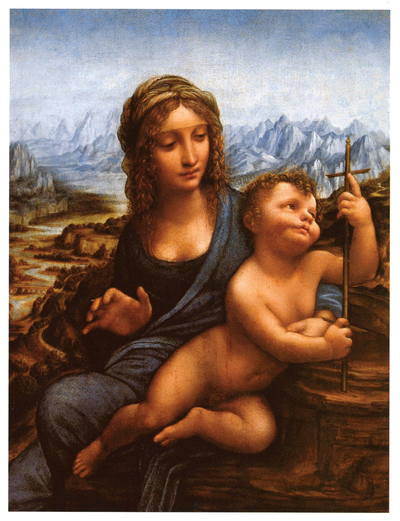 Madonna with the Yarnwinder by Leonardo da Vinci — Oil Painting Reproduction