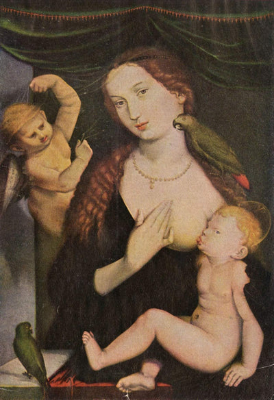 Madonna with the Parrots in dining room