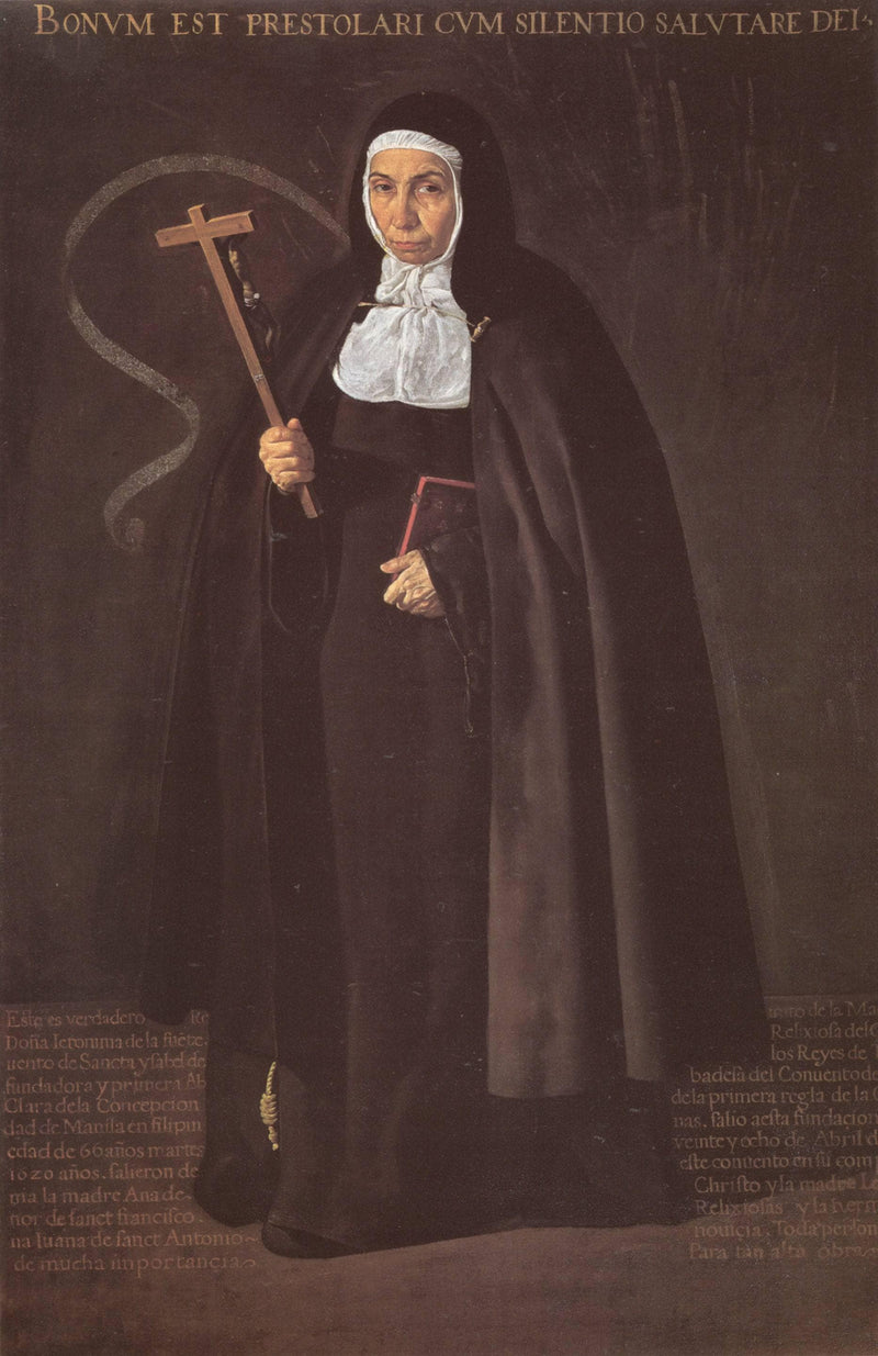 Madre Maria Jeronima de la Fuente by Diego Velazquez — Oil Painting Reproduction
