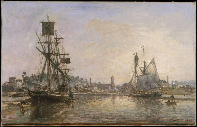 Honfleur by Johan Jongkind — Oil Painting Reproduction