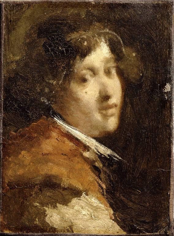 Male portrait by Giacomo Favretto — Oil Painting Reproduction