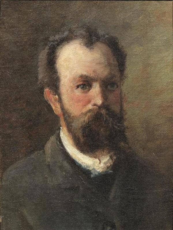 Male portrait by Noè Bordignon — Oil Painting Reproduction
