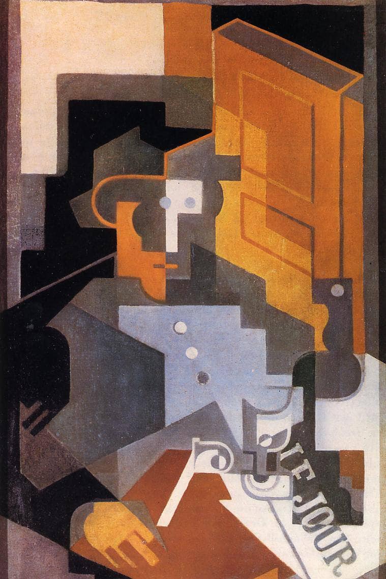 Man from Touraine by Juan Gris — Oil Painting Reproduction