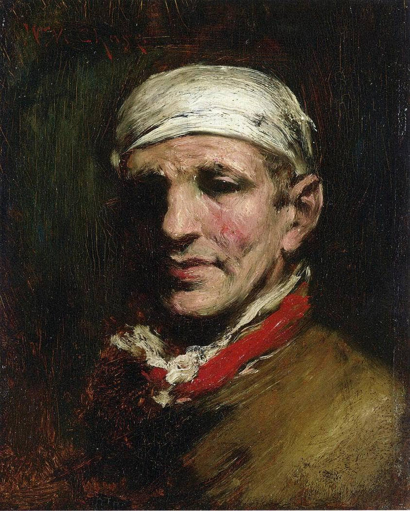 Man with Bandana by William Merritt Chase — Oil Painting Reproduction