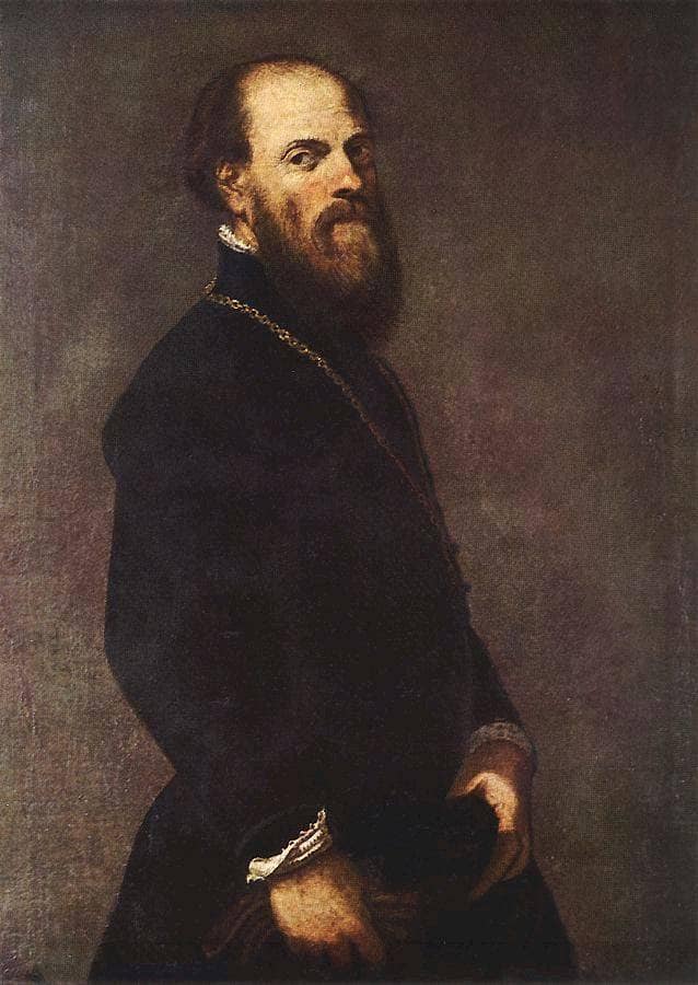 Man with Gold Chain by Tintoretto — Oil Painting Reproduction