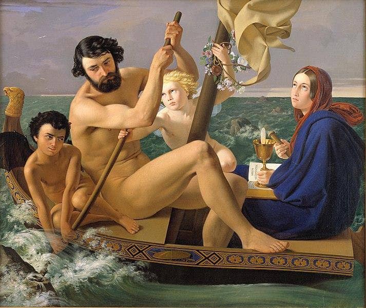 Manhood. From the series: The Four Ages of Man by Ditlev Blunck — Oil Painting Reproduction