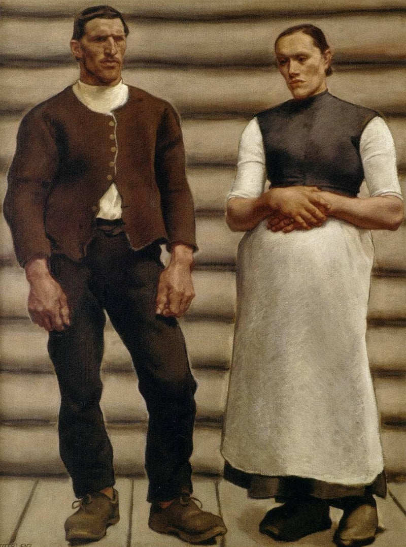 Mann Und Weib by Albin Egger-Lienz — Oil Painting Reproduction