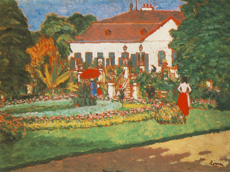 Manor-House at Körtvélyes by Jozsef Rippl-Ronai — Oil Painting Reproduction