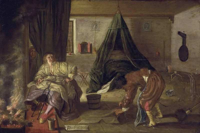 Mans Grief by Adriaen van de Venne — Oil Painting Reproduction