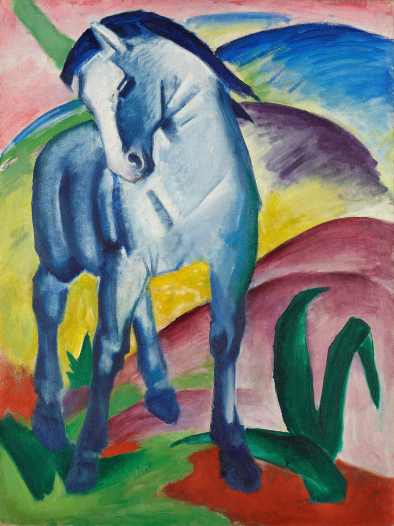 Blue Horse I by Franz Marc — Oil Painting Reproduction
