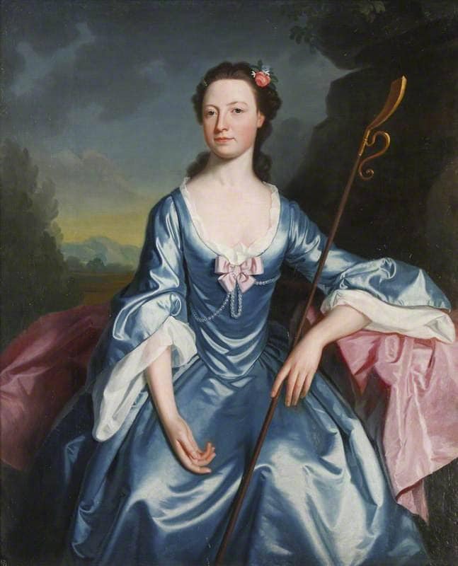 Margaret Messenger (b.1737), Mrs Walter Strickland by George Romney — Oil Painting Reproduction
