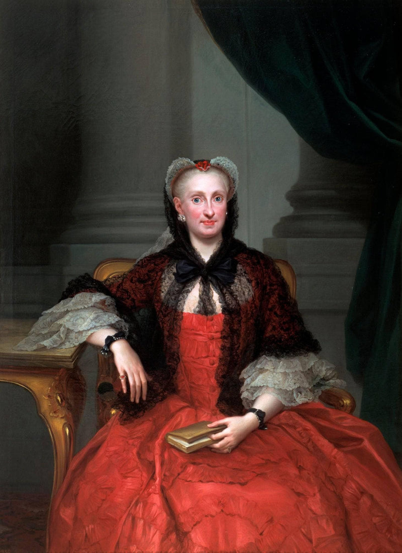 Maria Amalia of Saxony by Anton Raphael Mengs — Oil Painting Reproduction