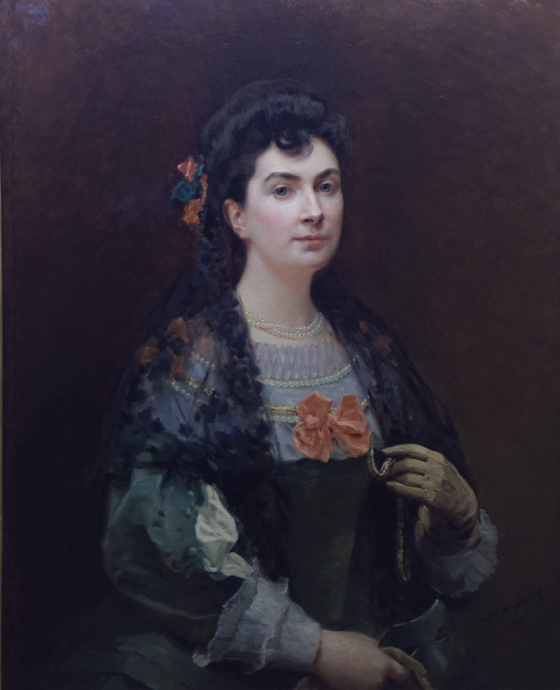 María Hahn by Raimundo de Madrazo — Oil Painting Reproduction