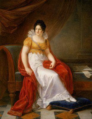 Maria Luisa of Spain, Duchess of Lucca by Vincenzo Camuccini — Oil Painting Reproduction