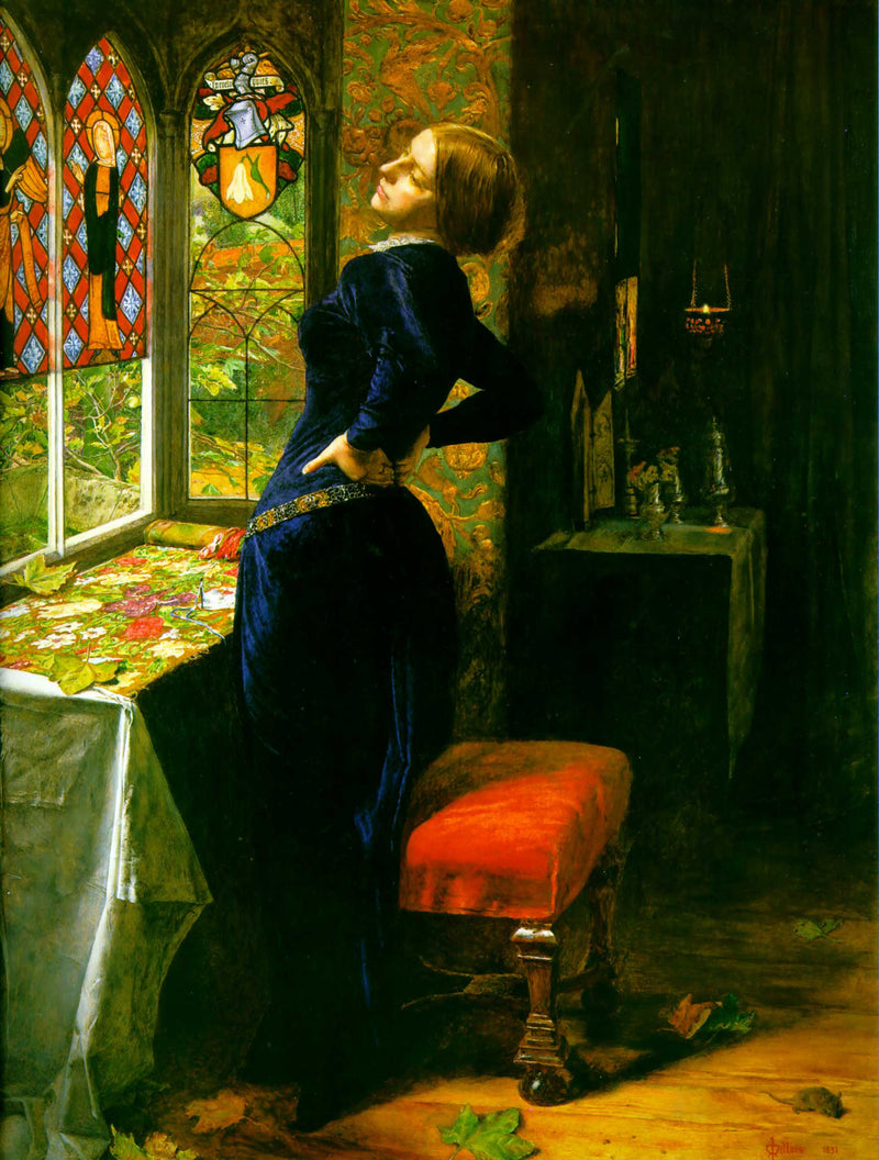 Mariana in the Moated Grange by John Everett Millais — Oil Painting Reproduction