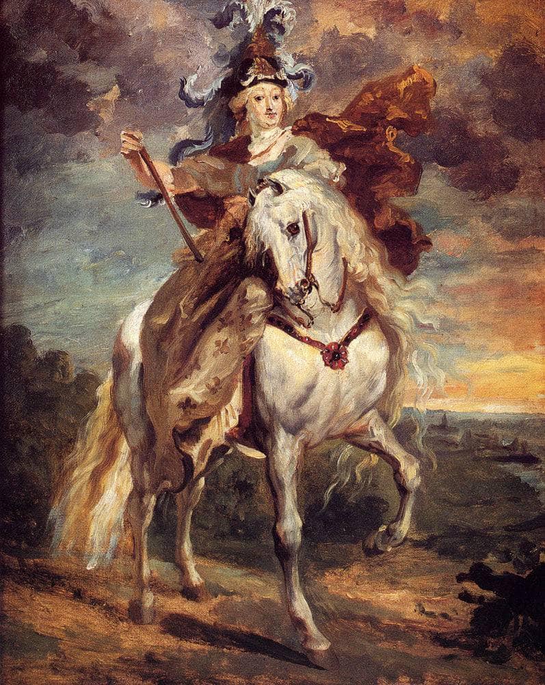 Marie de Medici at Pont-de-Ce by Théodore Géricault — Oil Painting Reproduction