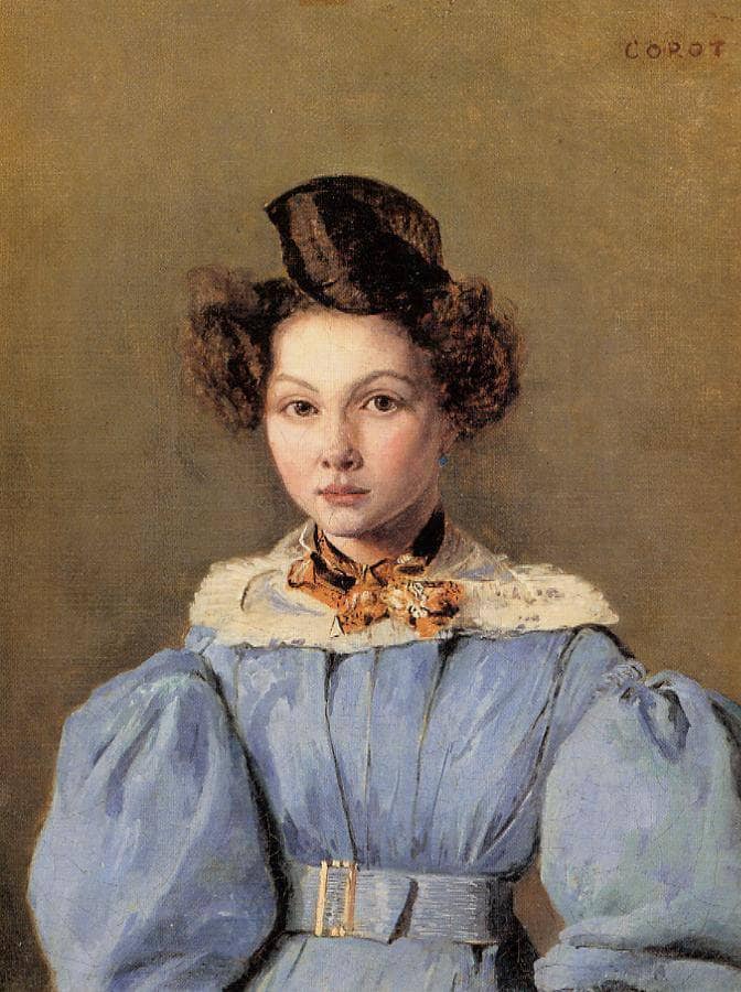 Marie Louise Sennegon by Camille Corot — Oil Painting Reproduction