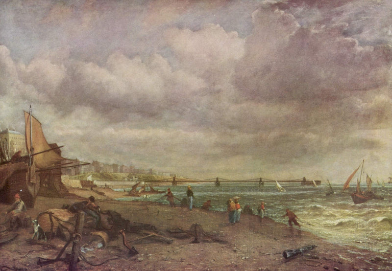 Marine Parade and Old Chain Pier by John Constable — Oil Painting Reproduction