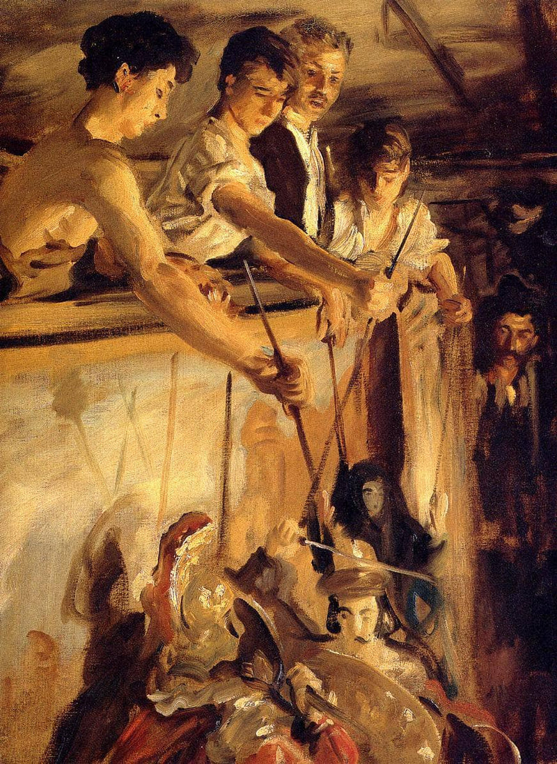 Marionettes by John Singer Sargent — Oil Painting Reproduction