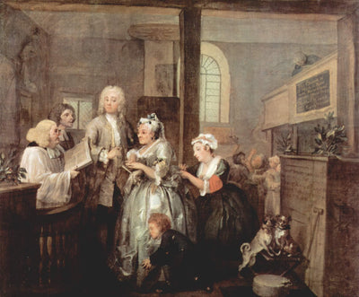Marriage in living room