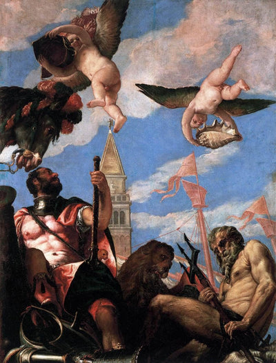 Mars and Neptune in dining room